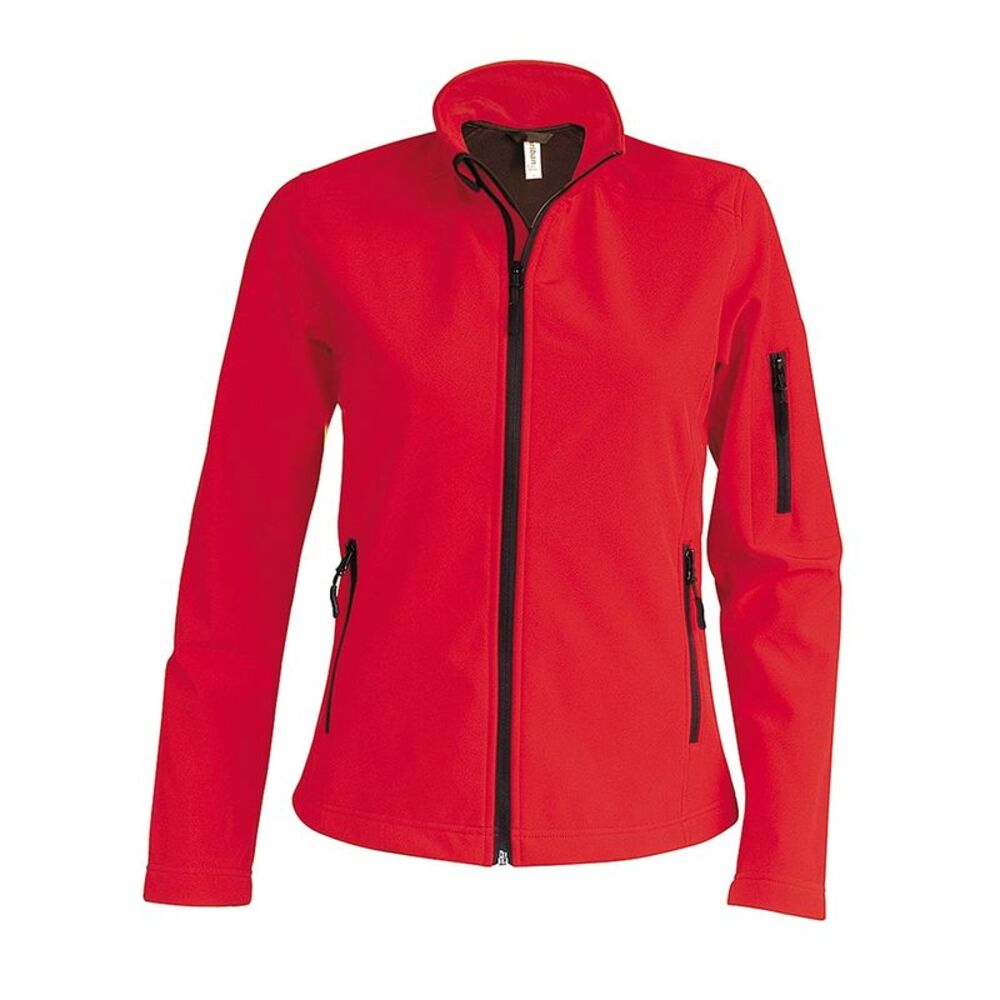 Kariban Womens/Ladies Soft Shell Jacket / Red
